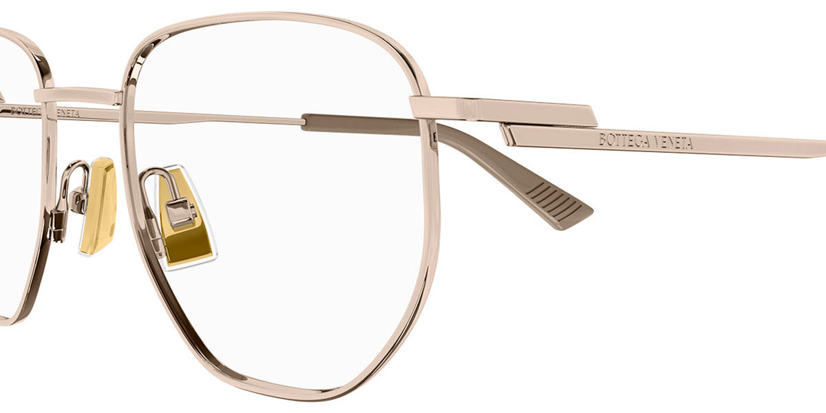 Bottega Veneta® BV1301O BV1301O 003 50 - Gold 3 Eyeglasses