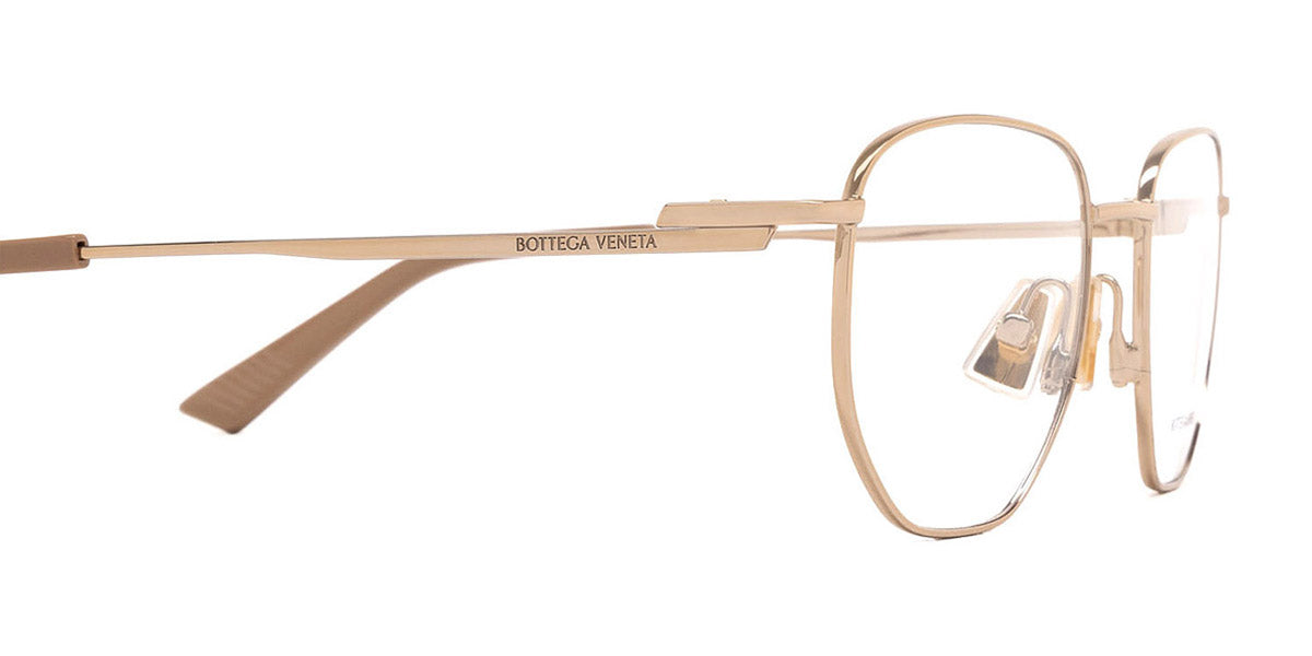 Bottega Veneta® BV1301O BV1301O 003 50 - Gold 3 Eyeglasses