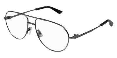 Bottega Veneta® BV1302O BV1302O 003 57 - Gunmetal Eyeglasses