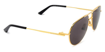 Bottega Veneta® BV1302S BV1302S 001 57 - Gold / Grey Sunglasses