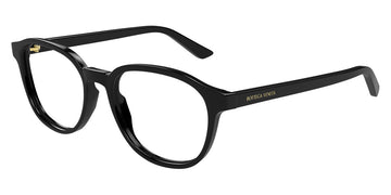 Bottega Veneta® BV1312O BV1312O 006 52 - Black/Black Eyeglasses