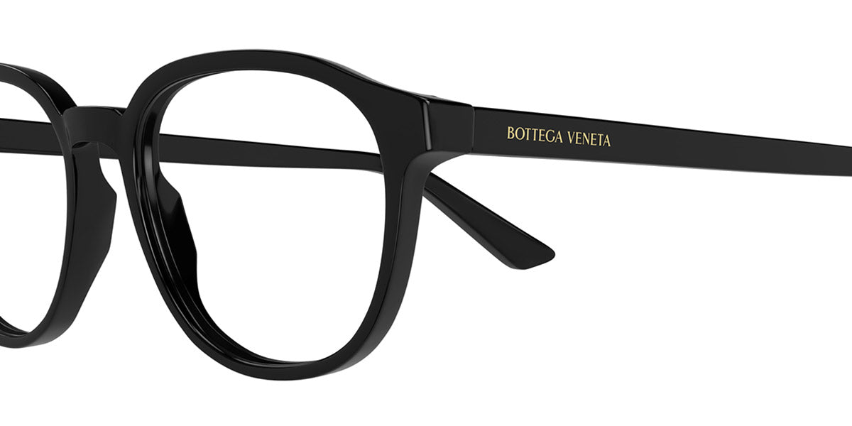 Bottega Veneta® BV1312O BV1312O 006 52 - Black/Black Eyeglasses