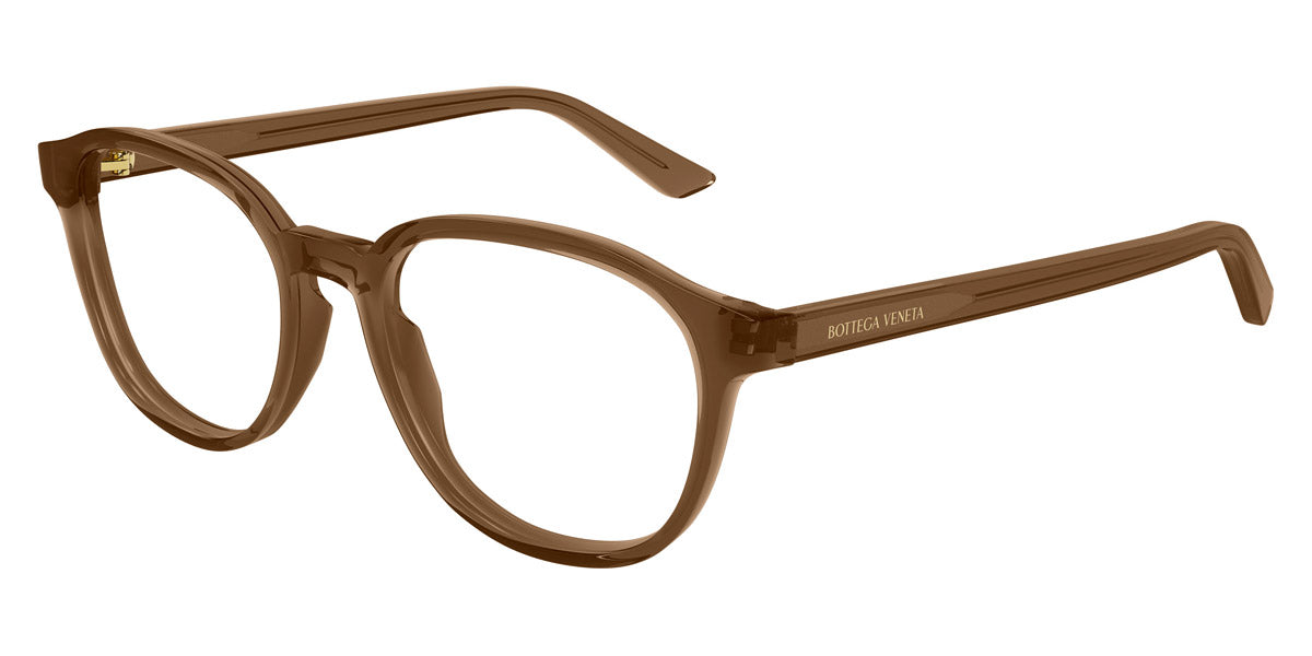 Bottega Veneta® BV1312O BV1312O 008 52 - Brown/Brown Eyeglasses