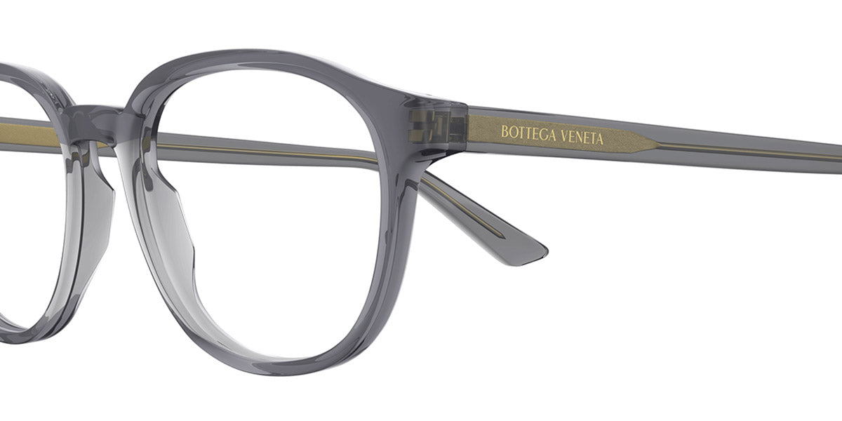 Bottega Veneta® BV1312O BV1312O 009 52 - Grey/Grey Eyeglasses