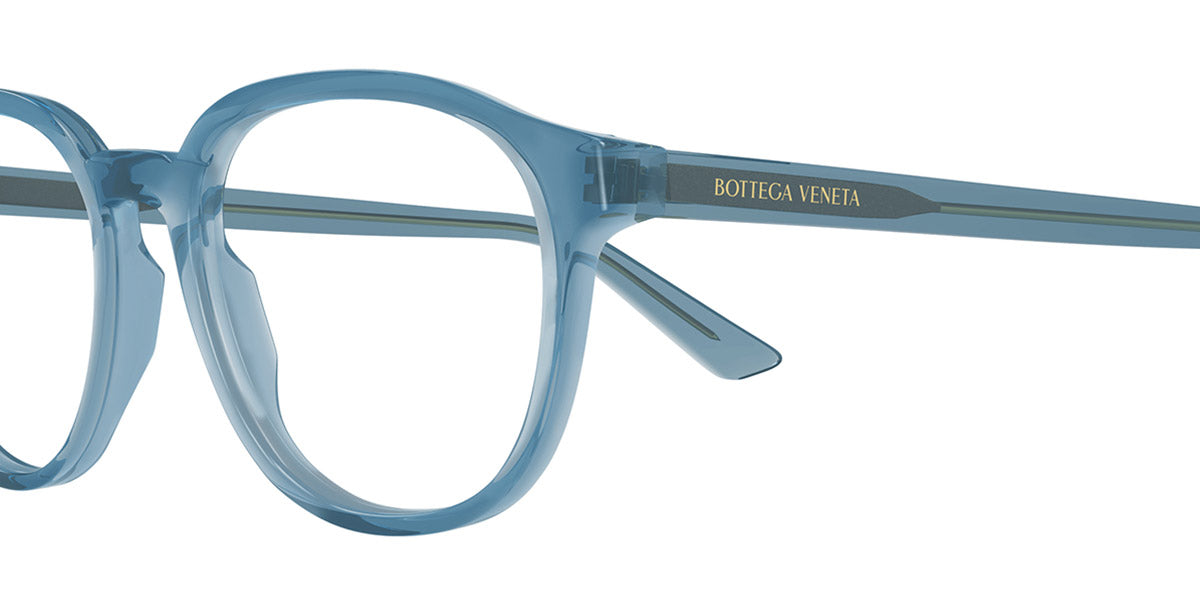 Bottega Veneta® BV1312O BV1312O 010 52 - Light-Blue/Light-Blue Eyeglasses