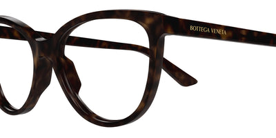 Bottega Veneta® BV1313O BV1313O 007 55 - Havana/Havana Eyeglasses