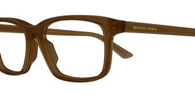 Bottega Veneta® BV1314O BV1314O 008 57 - Brown/Brown Eyeglasses