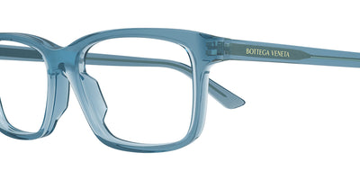 Bottega Veneta® BV1314O BV1314O 010 57 - Light-Blue/Light-Blue Eyeglasses