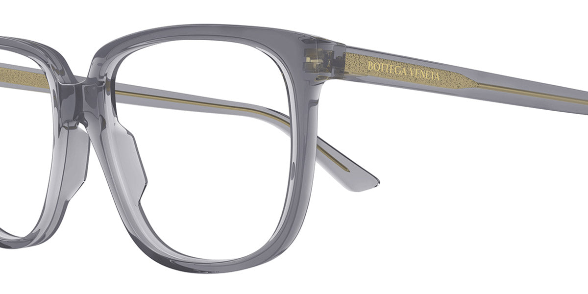 Bottega Veneta® BV1315O BV1315O 004 56 - Grey/Grey Eyeglasses