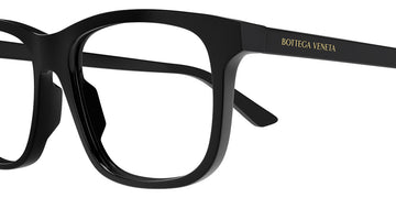 Bottega Veneta® BV1316O BV1316O 001 54 - Black/Black Eyeglasses