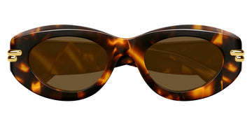 Bottega Veneta® BV1322S BV1322S 002 51 - Havana/brown Sunglasses