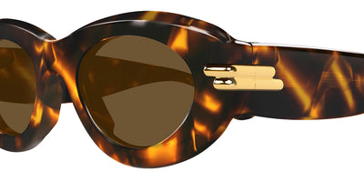 Bottega Veneta® BV1322S BV1322S 002 51 - Havana/brown Sunglasses