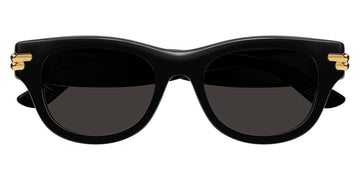 Bottega Veneta® BV1323SK BV1323SK 001 52 - Black/grey Sunglasses