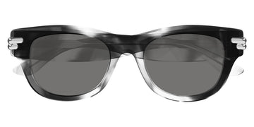 Bottega Veneta® BV1323SK BV1323SK 002 52 - Havana/grey Sunglasses