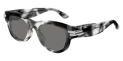 Bottega Veneta® BV1323SK BV1323SK 002 52 - Havana/grey Sunglasses