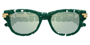 Bottega Veneta® BV1323SK BV1323SK 003 52 - Green/green Sunglasses