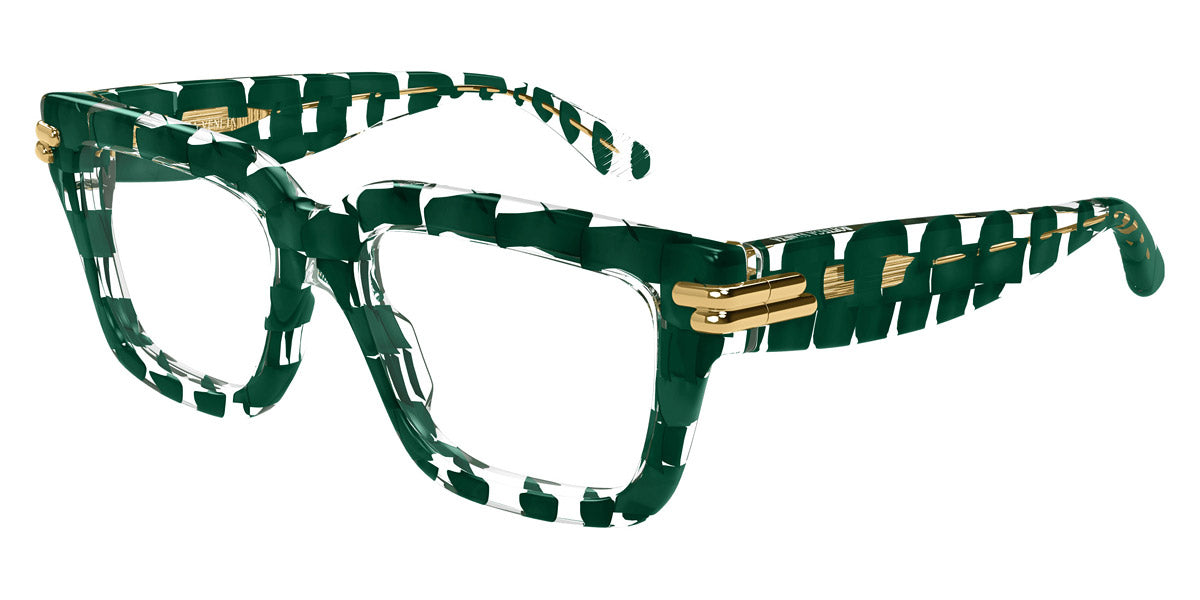 Bottega Veneta® BV1324O BV1324O 004 53 - Green/Green Eyeglasses