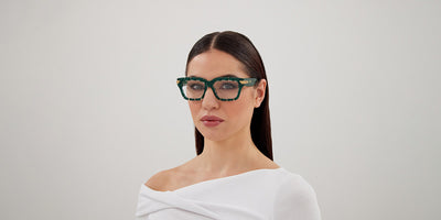 Bottega Veneta® BV1324O BV1324O 004 53 - Green/Green Eyeglasses