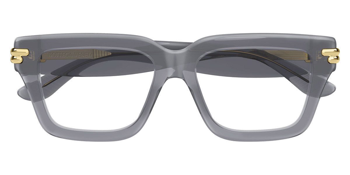 Bottega Veneta® BV1324O BV1324O 005 53 - Grey/Grey Eyeglasses