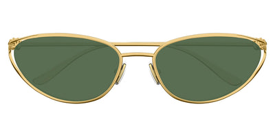 Bottega Veneta® BV1330S BV1330S 004 57 - Gold/green Sunglasses