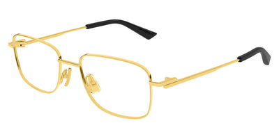 Bottega Veneta® BV1333O BV1333O 006 55 - Gold/Gold Eyeglasses