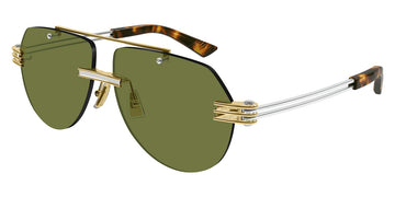 Bottega Veneta® BV1342S BV1342S 003 59 - Gold/green Sunglasses