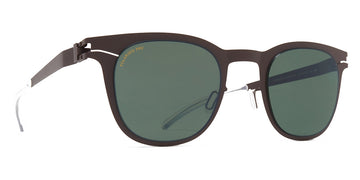 Mykita® CALLUM MYK CALLUM Dark Brown / Polarized Pro Green 15 47 - Dark Brown / Polarized Pro Green 15 Sunglasses