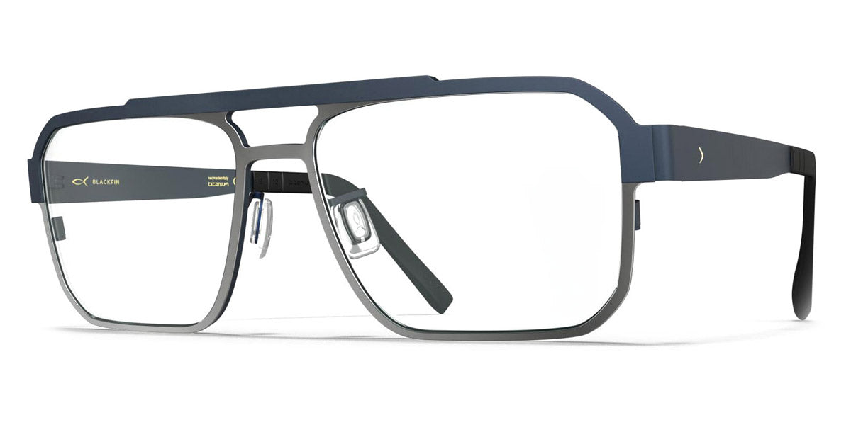 Blackfin® CAMANO BLF Camano 1766 58 - STORM NAVY BLUE/SATIN SILVER Eyeglasses