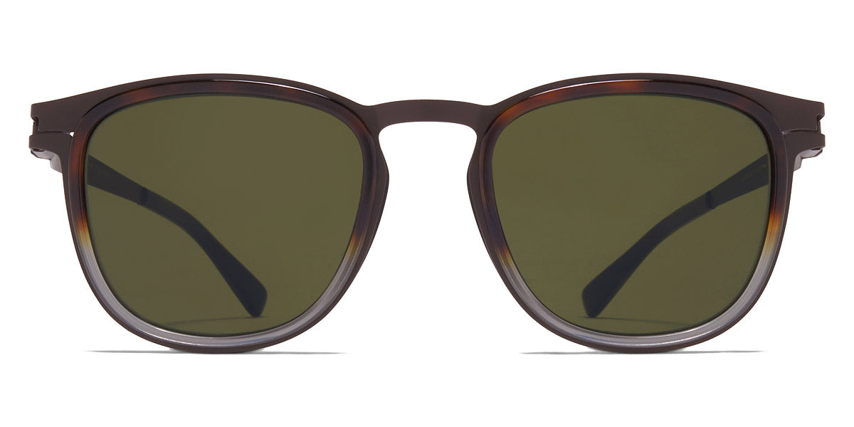 Mykita® CANTARA MYK CANTARA A63 Dark Brown/Santiago Gradient / Raw Green Solid 47 - A63 Dark Brown/Santiago Gradient / Raw Green Solid Sunglasses