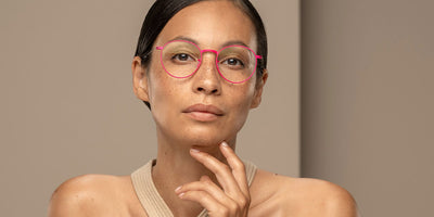 Blackfin® CARMEL BLF CARMEL 1647 50 - Fluo Pink / Shiny Silver Eyeglasses