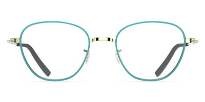 Blackfin® CATALINA BLF CATALINA 1639 51 - Light Gold / Deep Turquoise Rims Eyeglasses