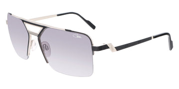 Cazal® 9102 CAZ 9102 002 61 - 002 Black/Silver / Gray Sunglasses