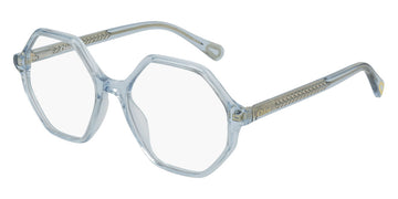 Chloé® CC0005O CHO CC0005O 004 49 - Light-Blue Eyeglasses