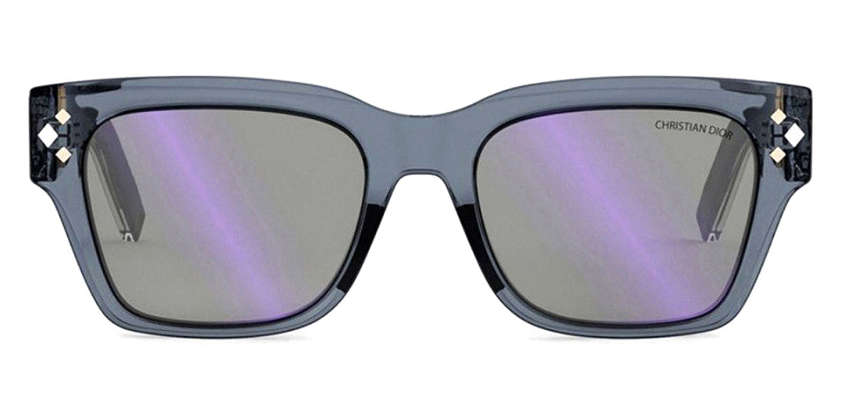 CD Diamond S2I Translucent Yellow Rectangular Sunglasses