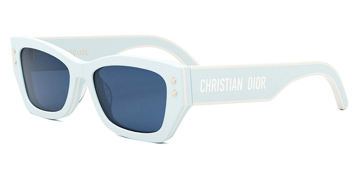 Dior® Diorpacific S2U D CD40113U84V - Shiny Azure/Blue Organic Sunglasses