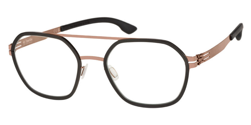 Ic! Berlin® Cerium ICB IC5141 Cerium 005 52 - Shiny Copper-Black Eyeglasses