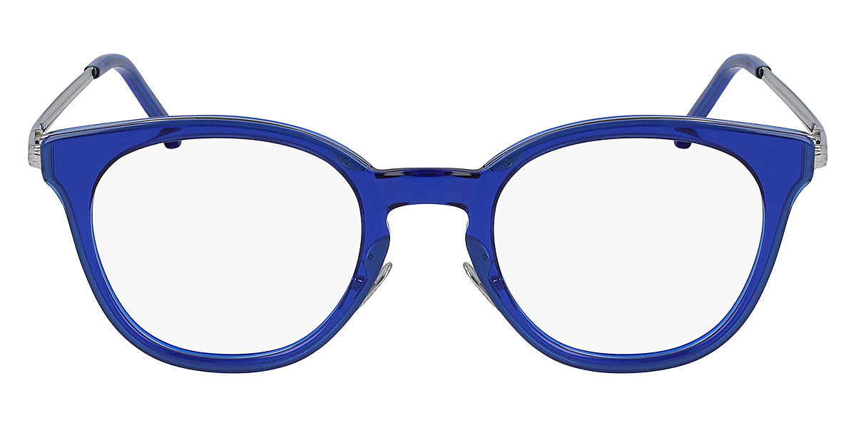 Cutler and Gross® 1275 CG1275 SILVER BLUE 48 - Silver/Blue Eyeglasses