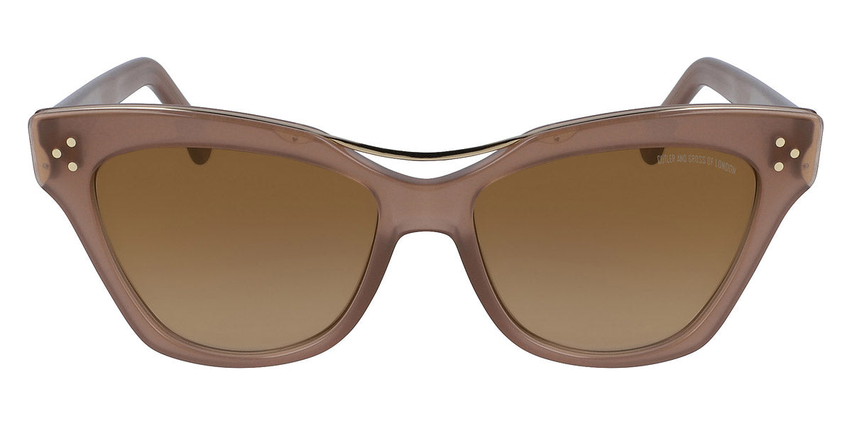 Cutler and Gross® 1283S CG1283S GOLD PINK BROWN METALLIC 56 - Gold/Pink/Brown/Metallic Eyeglasses