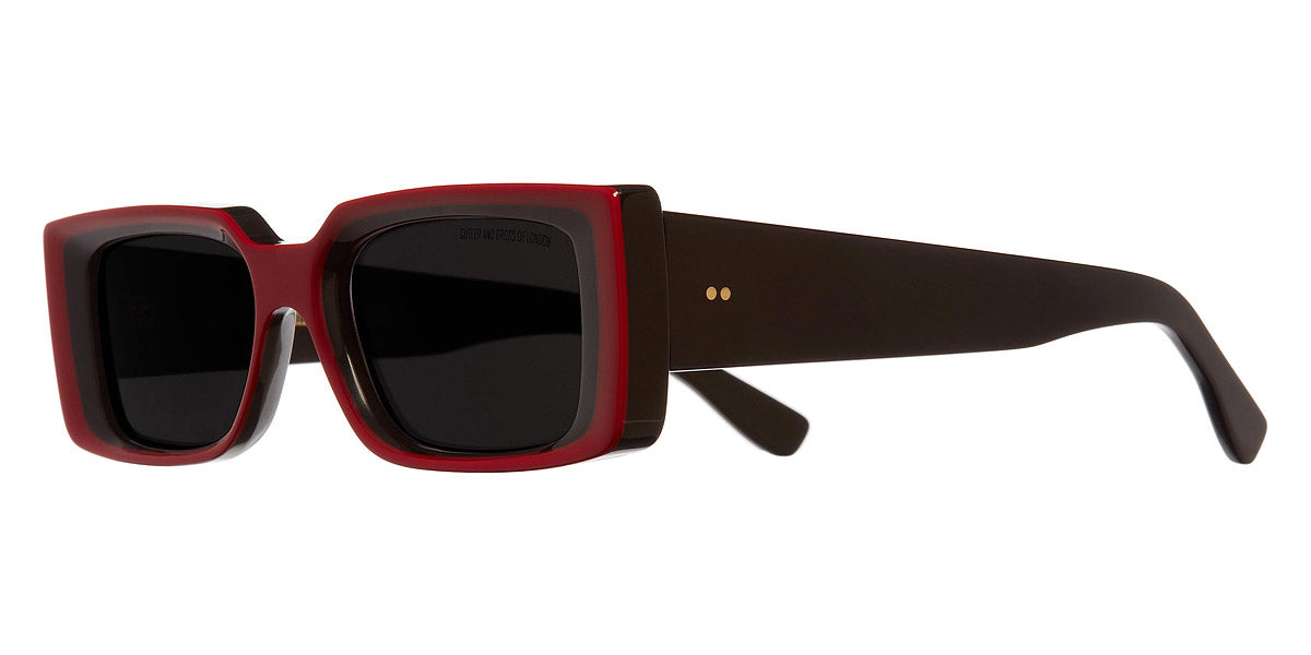 Cutler and Gross® SN136853 CGSN136853 RED ON BLACK 53 - Red On Black Sunglasses