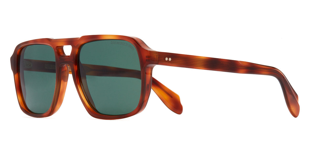 Cutler and Gross® SN139457 CGSN139457 HONEY TURTLE HAVANA 57 - Honey Turtle Havana Sunglasses