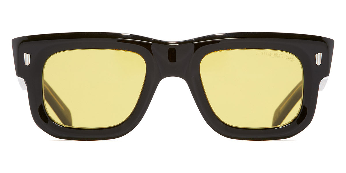 Cutler and Gross® SN140250 CGSN140250 YELLOW ON BLACK 50 - Yellow On Black Sunglasses