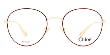 Chloé® CH0021O CHO CH0021O 010 50 - Burgundy/Gold Eyeglasses