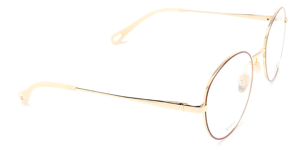 Chloé® CH0021O CHO CH0021O 010 50 - Burgundy/Gold Eyeglasses