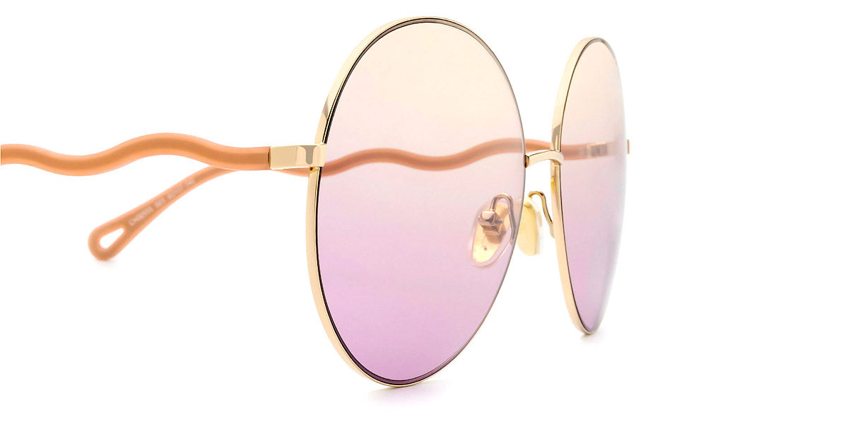 Chloé® CH0055S CHO CH0055S 003 62 - Gold/Pink Sunglasses