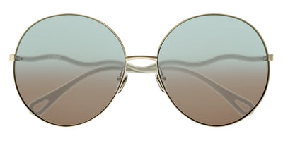 Chloé® CH0055S CHO CH0055S 004 62 - Gold/Green Sunglasses