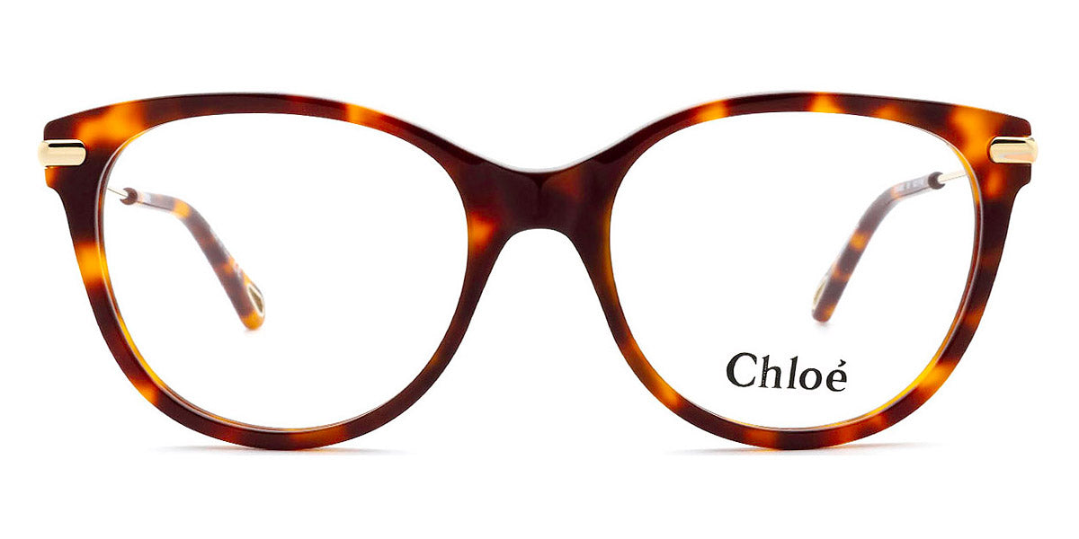 Chloé® CH0058OA CHO CH0058OA 001 53 - Havana/Gold Eyeglasses