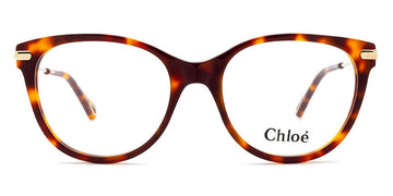 Chloé® CH0058OA CHO CH0058OA 001 53 - Havana/Gold Eyeglasses