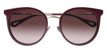 Chloé® CH0060SK CHO CH0060SK 003 56 - Burgundy/Gold Sunglasses