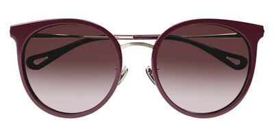 Chloé® CH0060SK CHO CH0060SK 003 56 - Burgundy/Gold Sunglasses