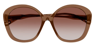 Chloé® CH0081S CHO CH0081S 002 55 - Brown Sunglasses